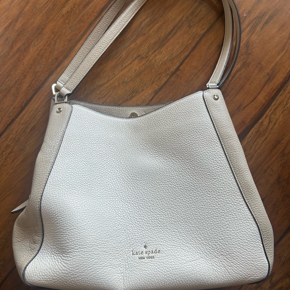 kate spade Cream Shoulder Bag